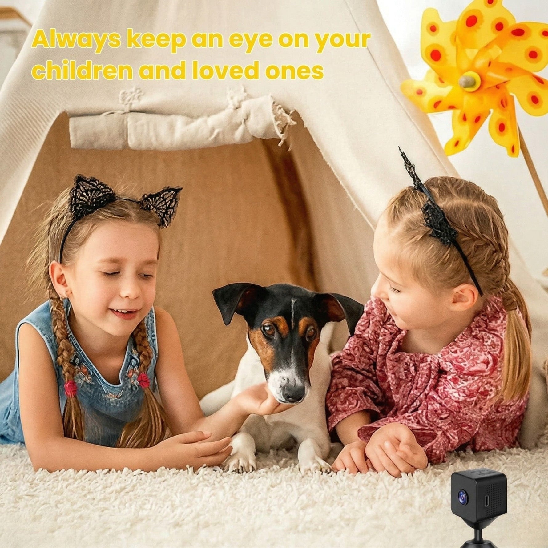 Compact Wireless Camera | Night Vision & Motion Sensor for Home Security 4