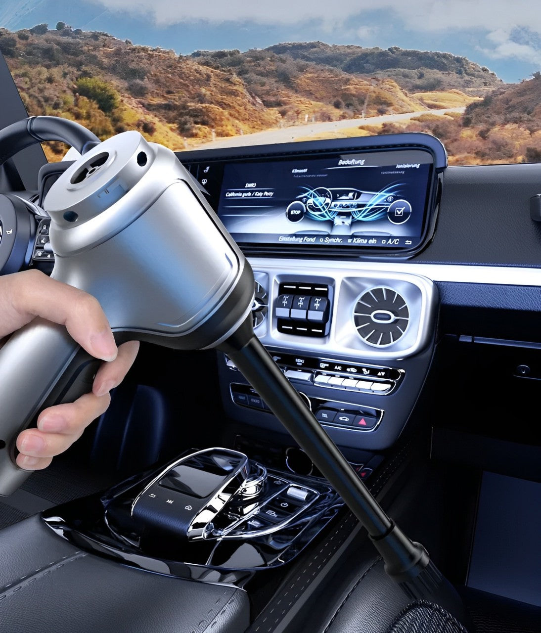 Compact Wireless Car Vacuum | Cordless Mini Vacuum with 95000PA Suction Power | Lightweight & Multi-Purpose for Effortless Cleaning 0