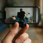 Compact Wireless Surveillance Camera with 1080P Video & Night Vision | Discreet Monitoring for Home Security 0