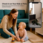 Compact Wireless Surveillance Camera with 1080P Video & Night Vision | Discreet Monitoring for Home Security 4