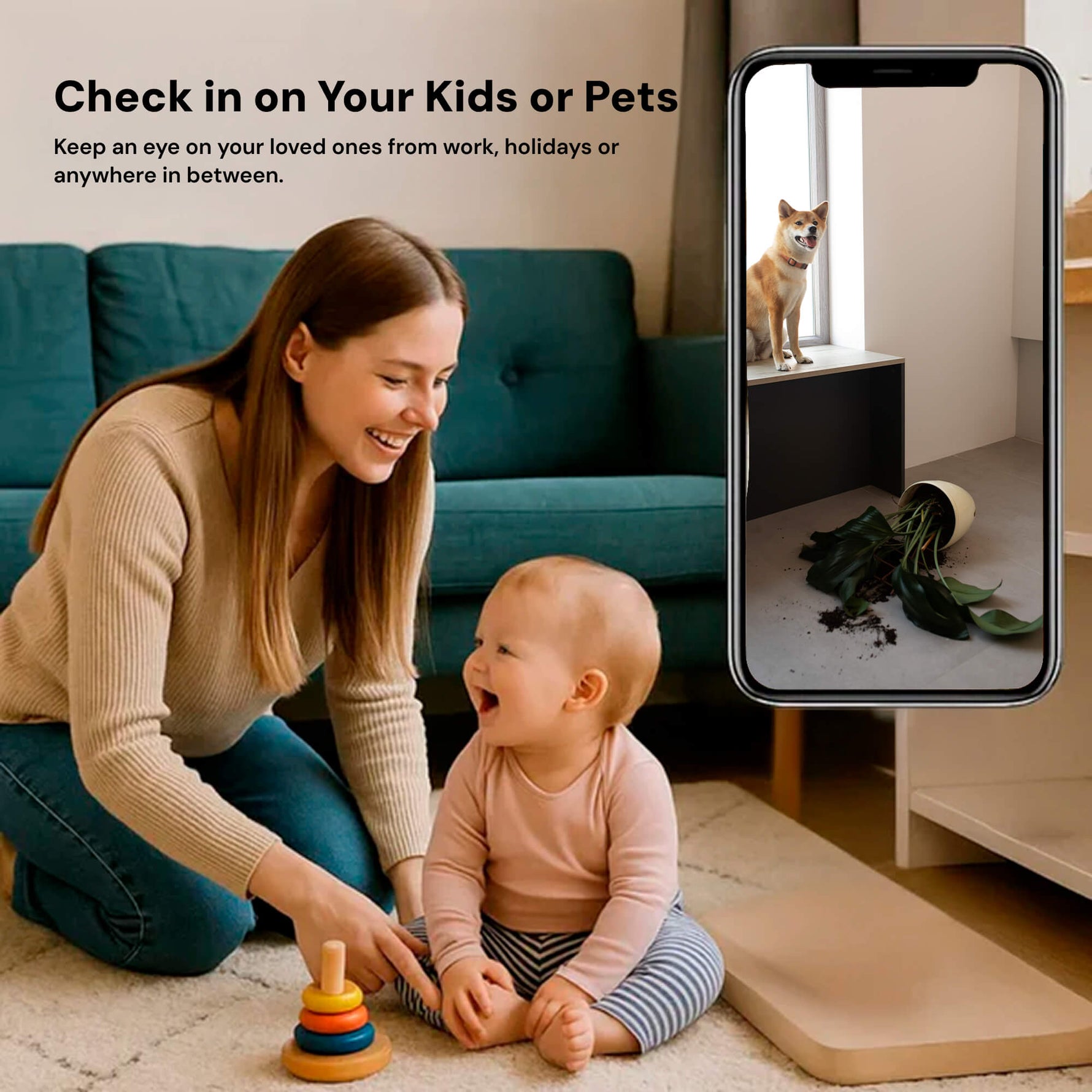 Compact Wireless Surveillance Camera with 1080P Video & Night Vision | Discreet Monitoring for Home Security 4