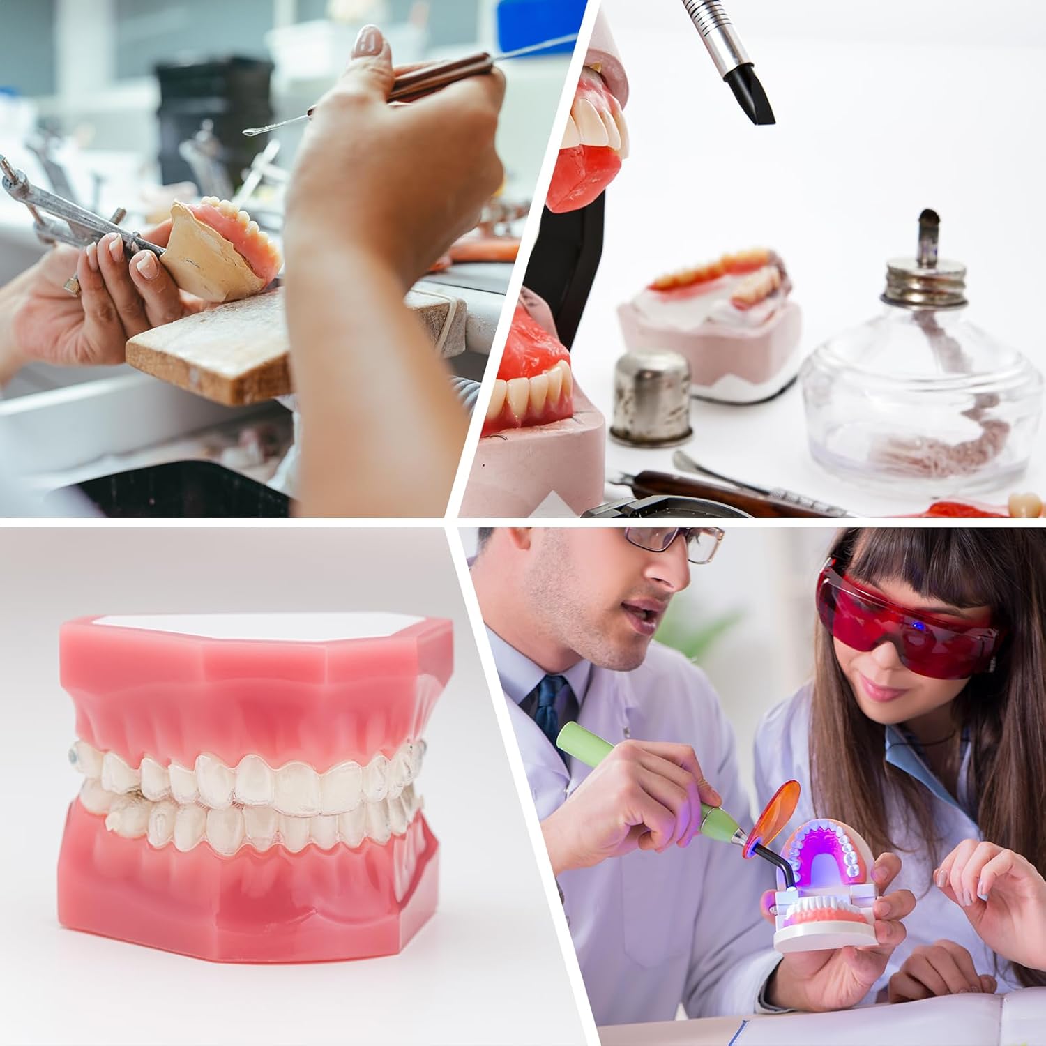 Complete Denture Kit | Easy-Fit Design for Adjustable Comfort | Temporary Tooth Replacement for Instant Confidence 4