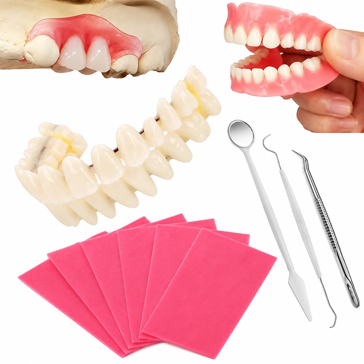 Complete Denture Set | DIY Denture Kit with High-Quality Tools | Create Custom Smiles at Home 2