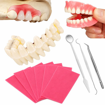 Complete Denture Set | DIY Denture Kit with High-Quality Tools | Create Custom Smiles at Home 2