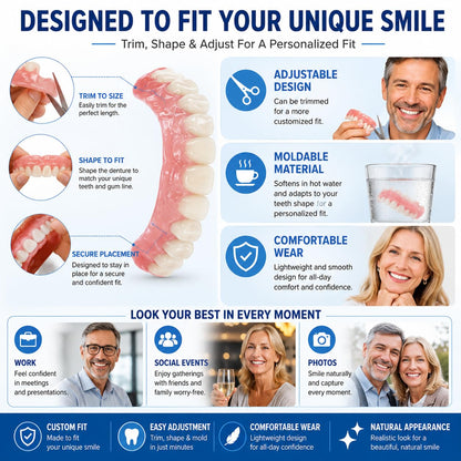 Complete Denture Set | DIY Denture Kit with High-Quality Tools | Create Custom Smiles at Home 7