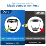 Complete Face Shield | Large Transparent Protection with Anti-Fog Design | Comfortable Fit for All Face Shapes 3