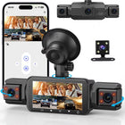 Comprehensive Wireless Dash Camera System with Night Vision | 4 HD Cameras for Enhanced Vehicle Security 0
