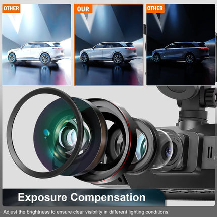Comprehensive Wireless Dash Camera System with Night Vision | 4 HD Cameras for Enhanced Vehicle Security 3