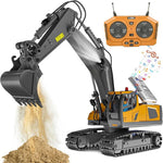 Construction Adventure | All-Terrain Remote-Controlled Excavator with Metal Attachments | Realistic Digging and Lifting Experience 0
