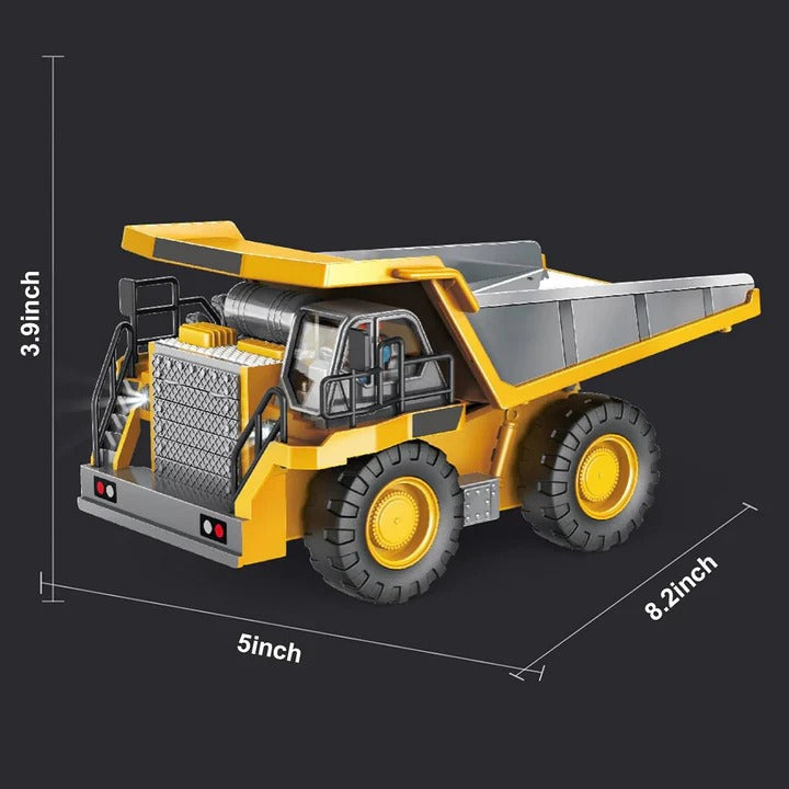 Construction Adventure | All-Terrain Remote-Controlled Excavator with Metal Attachments | Realistic Digging and Lifting Experience 6