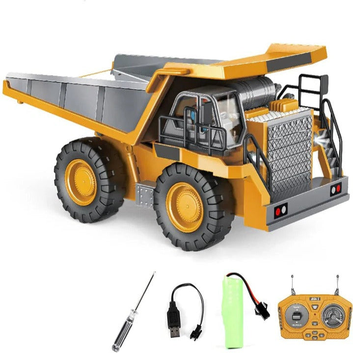 Construction Adventure | All-Terrain Remote-Controlled Excavator with Metal Attachments | Realistic Digging and Lifting Experience 9