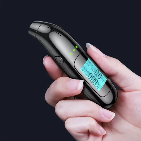Contactless Digital Breathalyzer with LED Display | Accurate Alcohol Measurement for Safety 0