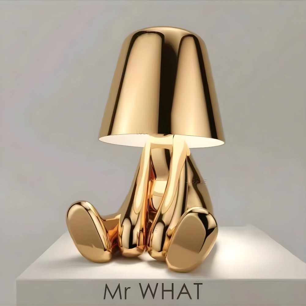 Contemporary Art Lamp with Dimmable Touch Control | Cordless Design for Versatile Lighting 0