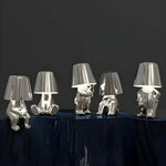 Contemporary Art Lamp with Dimmable Touch Control | Cordless Design for Versatile Lighting 3