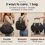 Convertible Tote Bag with 15 Pockets & Water-Resistant Nylon | Organized Travel Companion 7