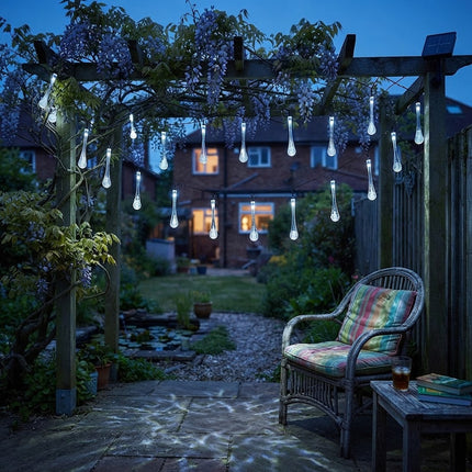 String Lights Outdoor, Solar String Lights with 8 Modes