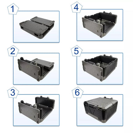 Collapsible Cooler Chest for 60 Cans, Insulated Ice Chest Keeps Drinks Cold