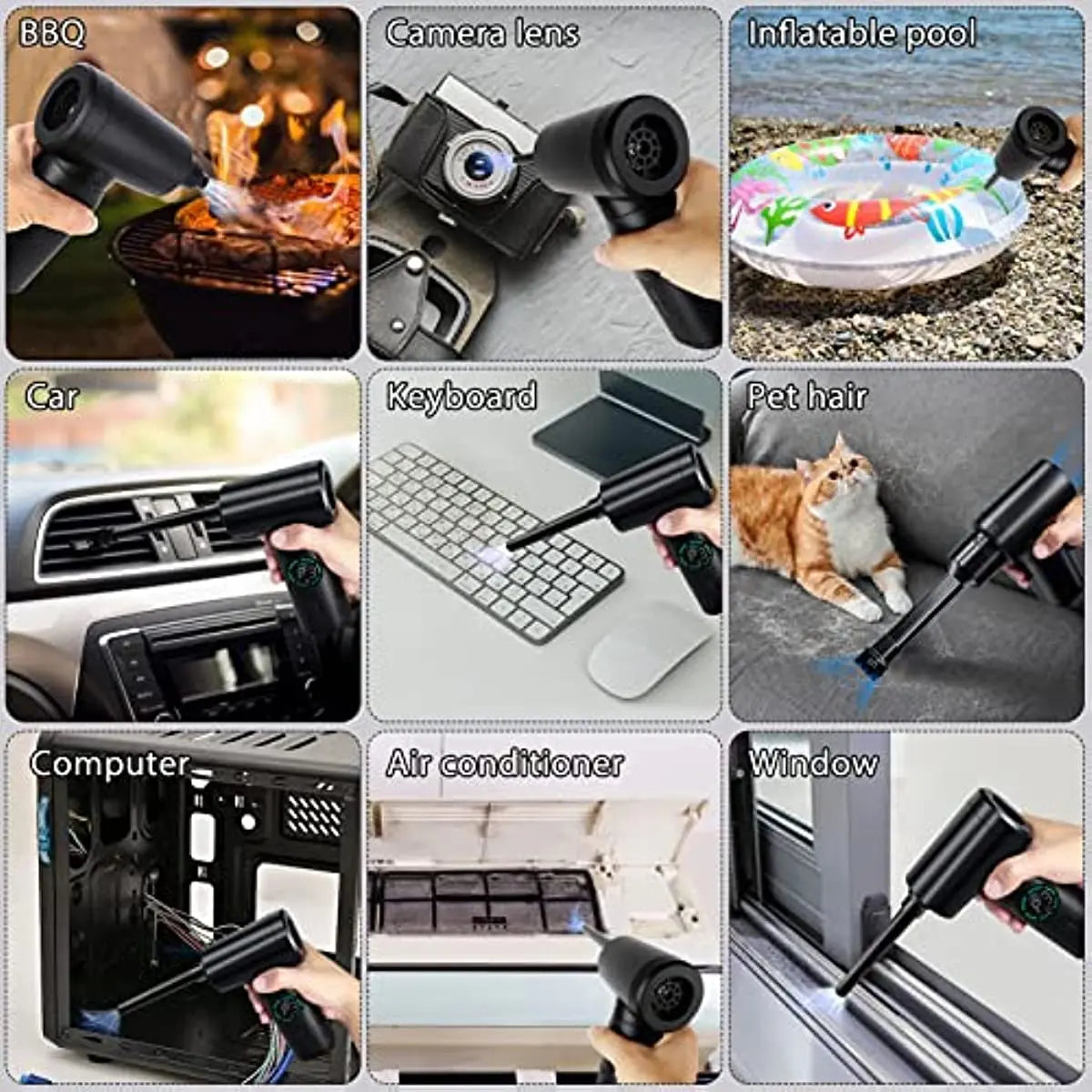 Cordless Air Blaster with 7500mAh Battery | Versatile Cleaning Tool for Electronics 4