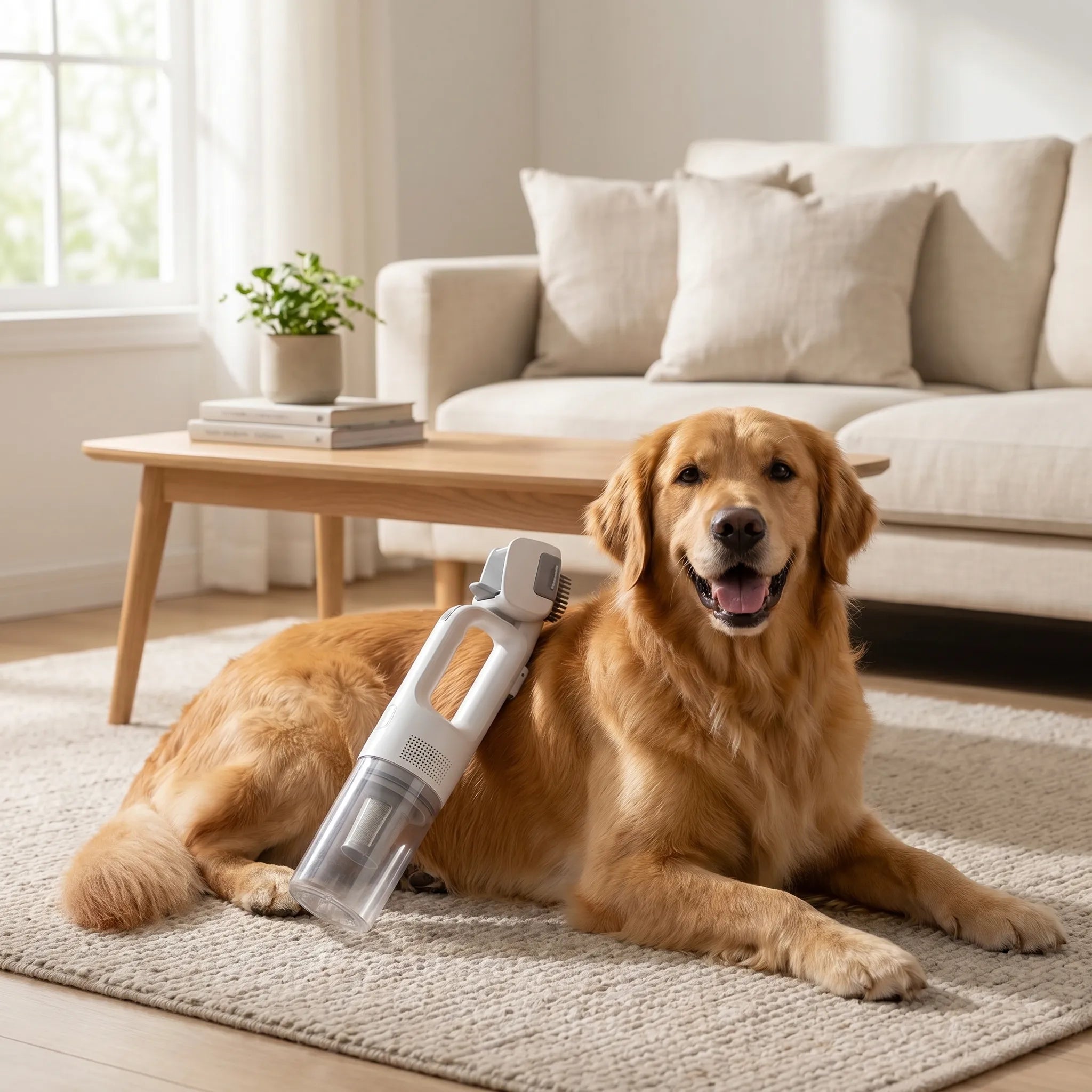 Cordless Pet Grooming Vacuum with Quiet Operation | Lightweight Design for Stress-Free Grooming 0