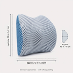 CoreComfort | Lumbar Support Cushion with Ergonomic Design | High-Density Memory Foam for Improved Posture 1