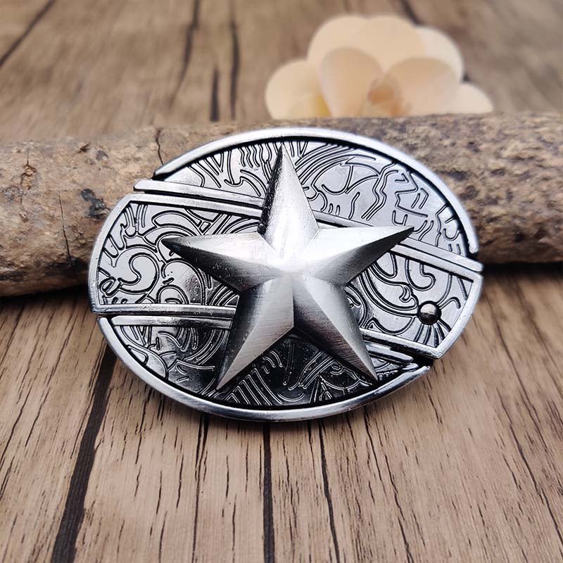 Cowboys Belt Buckle | Metal Oval Design with Hidden EDC Tool | Durable Zinc Alloy for Style and Functionality 17
