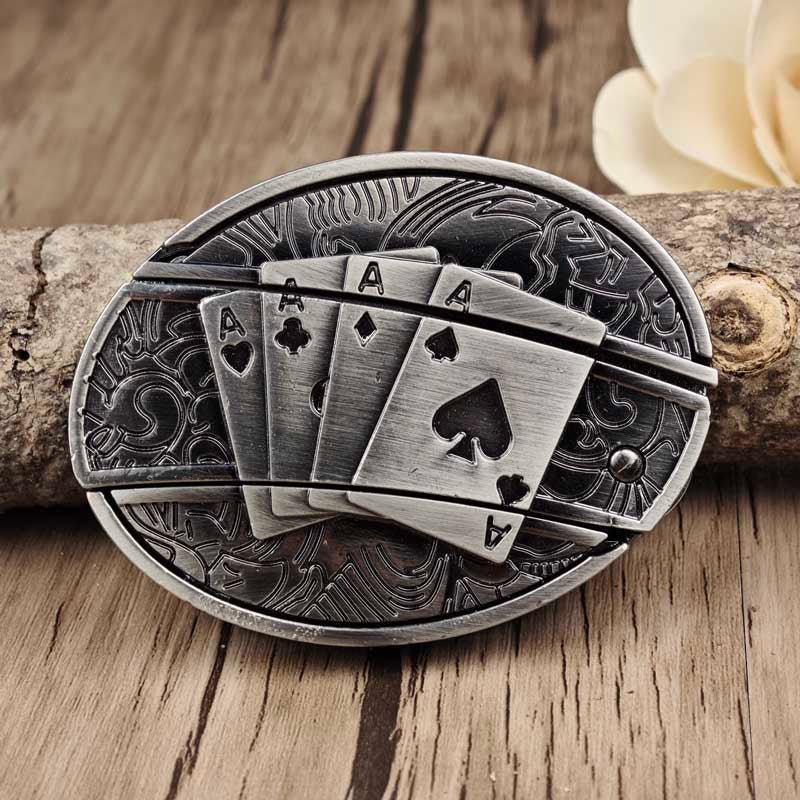 Cowboys Belt Buckle | Metal Oval Design with Hidden EDC Tool | Durable Zinc Alloy for Style and Functionality 27