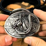 Cowboys Belt Buckle | Metal Oval Design with Hidden EDC Tool | Durable Zinc Alloy for Style and Functionality 29