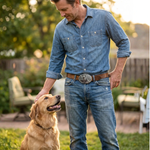 Cowboys Belt Buckle | Metal Oval Design with Hidden EDC Tool | Durable Zinc Alloy for Style and Functionality 3