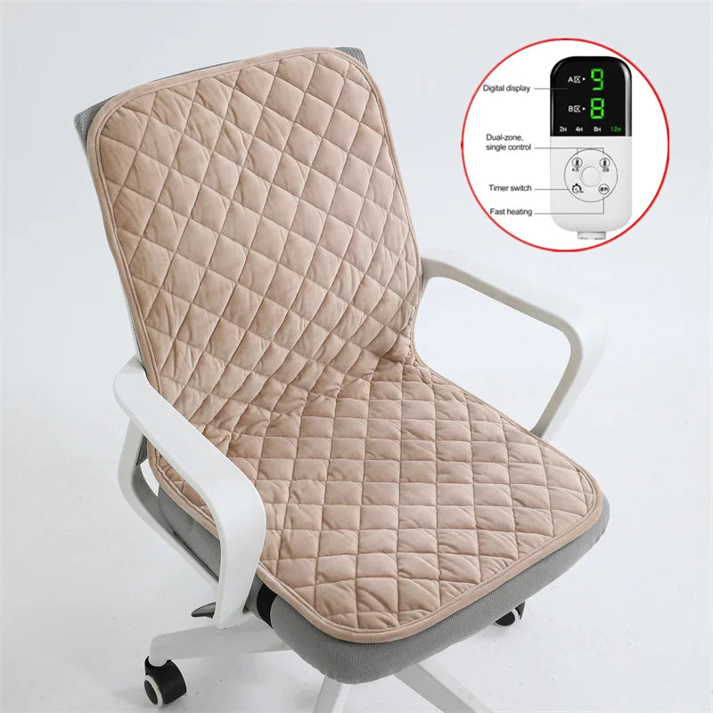 Cozy Comfort | Electric Heated Seat Cushion with Adjustable Warmth & Timer | Soft Fleece for Ultimate Relaxation 0