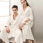 Cozy Fleece Bathrobe for Men and Women with Pockets | Soft and Breathable Comfort for Year-Round Relaxation 10