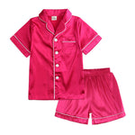 Cozy Kids Pajama Set with Button Top & Elastic Waist Pants | Versatile Sleepwear for Comfort 5