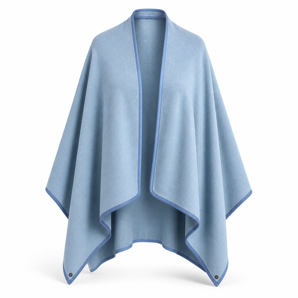 Cozy Wrap Blanket | Wind-Resistant Microfiber with Open-Drape Design | Lightweight Layer for Comfort 0
