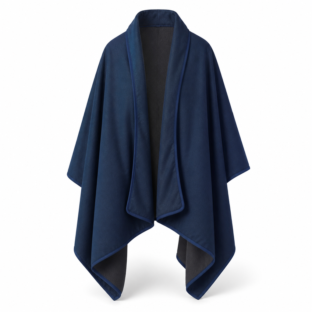 Cozy Wrap | Open Drape Blanket with Wind-Resistant Microfiber | Lightweight Insulation for Ultimate Comfort 0