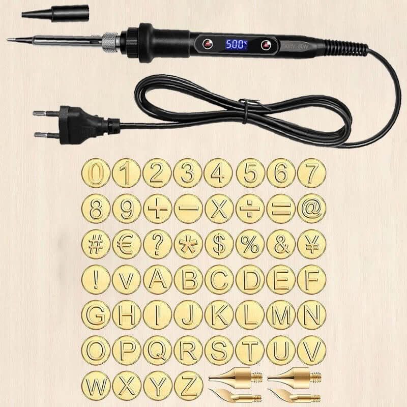 CraftMaster Pro | Engraving Kit with Adjustable Temperature Control | 58-Piece Set for Creative Projects 6
