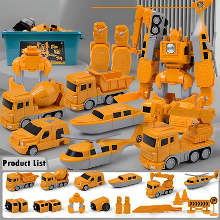 Creative Build | Modular Transforming Toy Vehicle Set with Magnetic Pieces | Engaging Learning Tool for Kids' Imagination 0