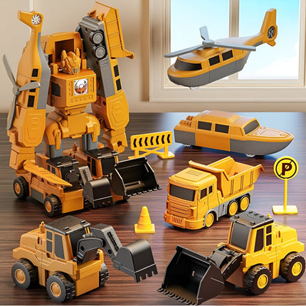 Creative Build | Modular Transforming Toy Vehicle Set with Magnetic Pieces | Engaging Learning Tool for Kids' Imagination 2