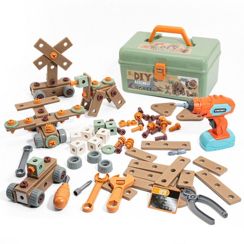 Creative Builder | 100-Piece Toy Tool Set with Realistic Tools | Encourages Imagination and Motor Skills for Young Builders 5