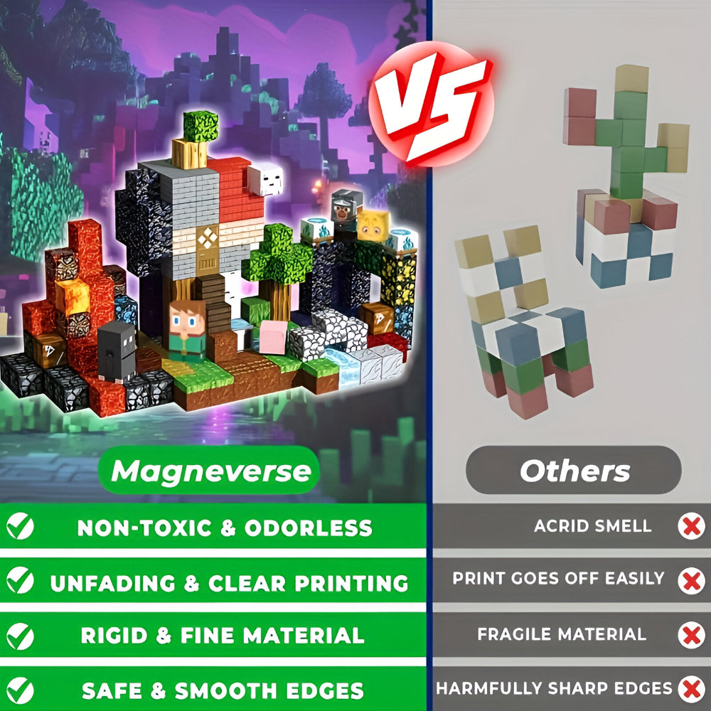 Creative Building Cube Set | Magnetic Blocks for Kids with Easy Connection | Fun and Educational Toy for Imaginative Play 6