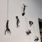 Creative Climber | 3D Wall Art Sculpture for Unique Home Decor | Modern Aesthetic Piece for Any Room 1