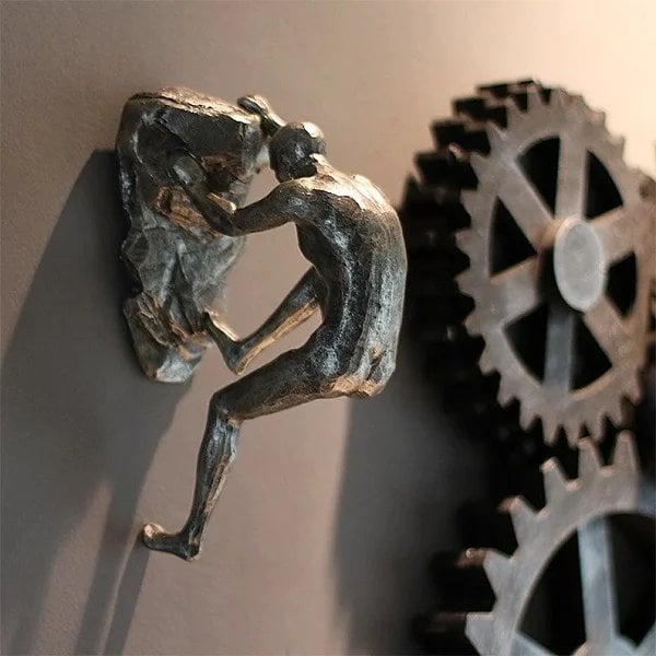 Creative Climber | 3D Wall Art Sculpture for Unique Home Decor | Modern Aesthetic Piece for Any Room 10