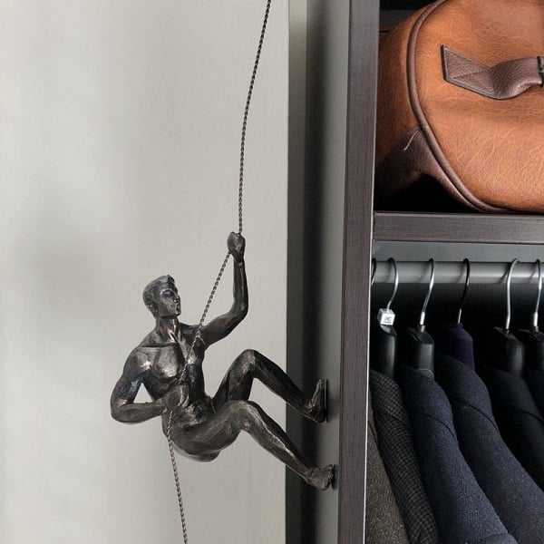 Creative Climber | 3D Wall Art Sculpture for Unique Home Decor | Modern Aesthetic Piece for Any Room 7
