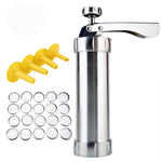Creative Cookie Press | Stainless Steel Design with Multiple Attachments for Unique Baking 4