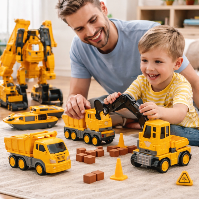 Creative Kids | Magnetic Building Blocks Vehicle Set with Easy Connect Magnets | Engaging Learning Toy for Skill Development 0
