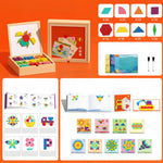 Creative Learning | Magnetic Wooden Puzzle Toy Set with 248 Blocks | Educational STEM Toy for Kids 7