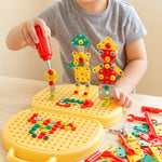 Creative Minds Montessori Building Set for Kids with Electric Screwdriver | Engaging STEM Activity Kit for Early Learning 2