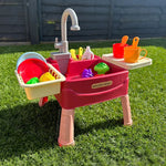 Creative Play Kitchen | Children's Kitchen Set with Flowing Water Feature | Engaging Role-Play for Skill Development 1