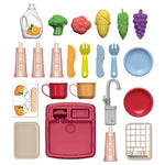 Creative Play Kitchen | Children's Kitchen Set with Flowing Water Feature | Engaging Role-Play for Skill Development 7
