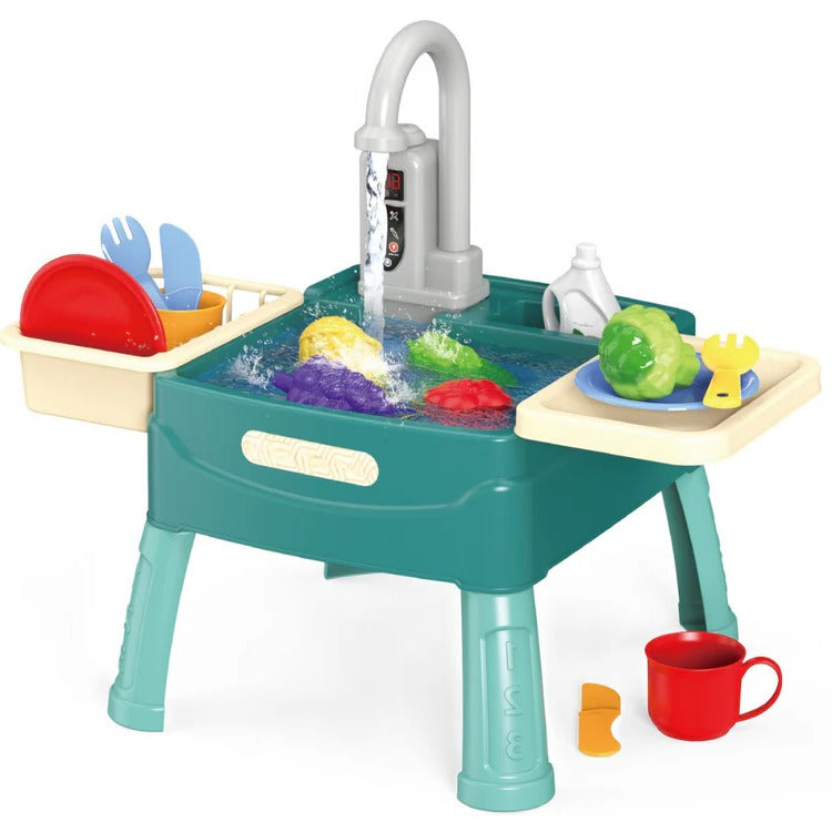 Creative Play Kitchen | Children's Kitchen Set with Flowing Water Feature | Engaging Role-Play for Skill Development 9
