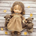 Creative Play | Handmade Waldorf Doll with Soft Fabric & Premium Mohair | Unique Toy for Imaginative Adventures 1
