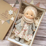 Creative Play | Handmade Waldorf Doll with Soft Fabric & Premium Mohair | Unique Toy for Imaginative Adventures 14